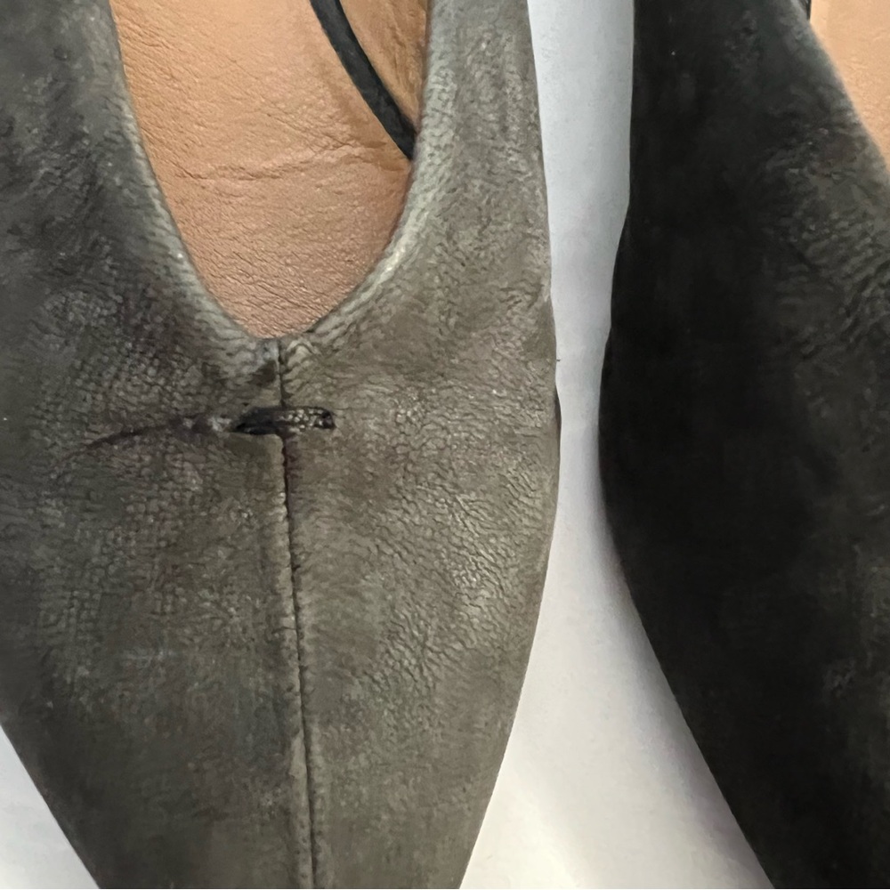 Lucky Brand Dark Gray/Black Women's Leather Mules - Picture 7 of 9